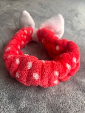 Hello Kitty Red Polka Dot Kids Headband with Bow